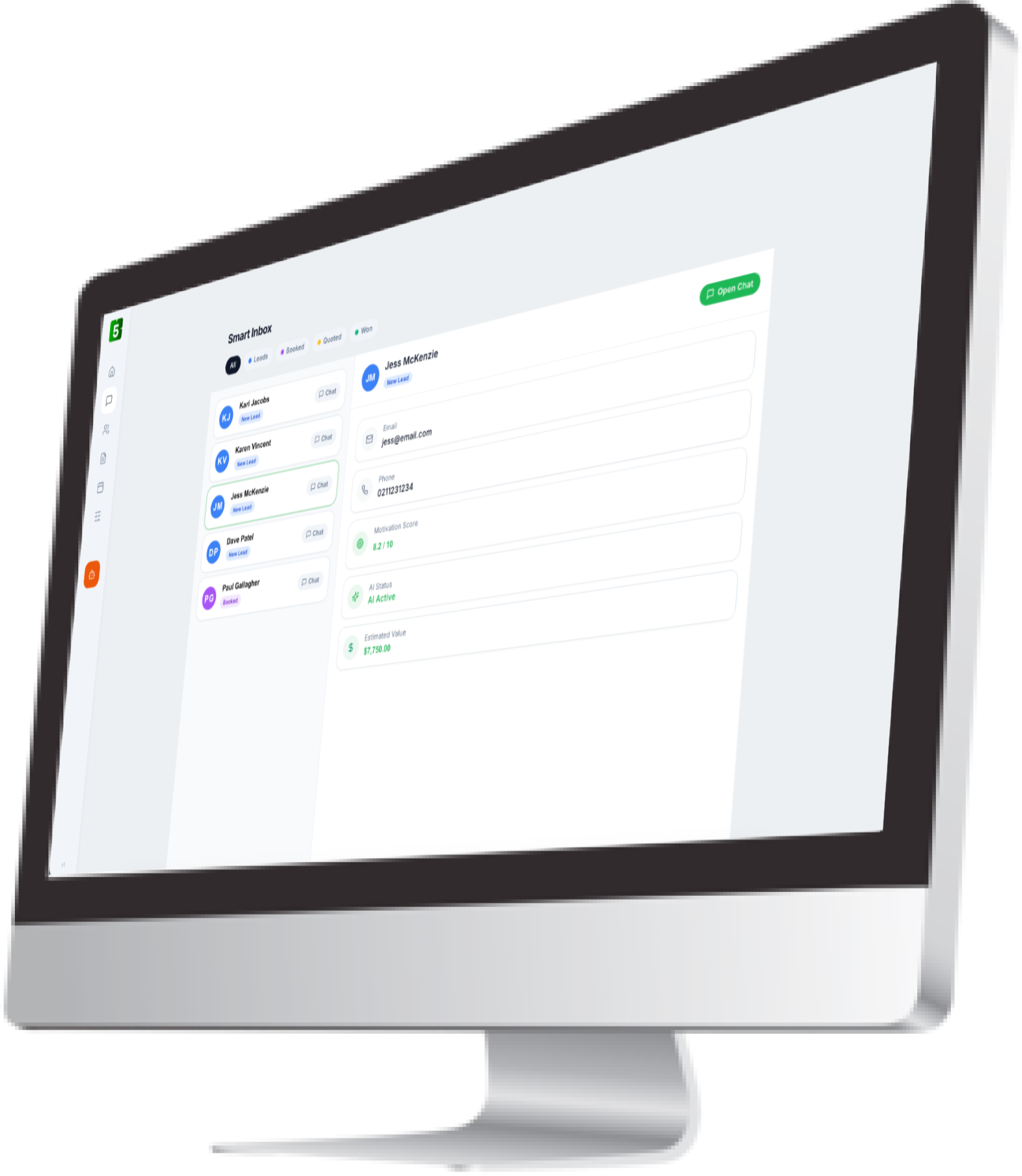 First5 Smart Inbox Dashboard — Lead Management Command Centre